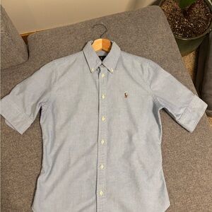 Polo Ralph Lauren Women’s Sky Blue Button Down Oxford, Pristine Cond!, Size Sm